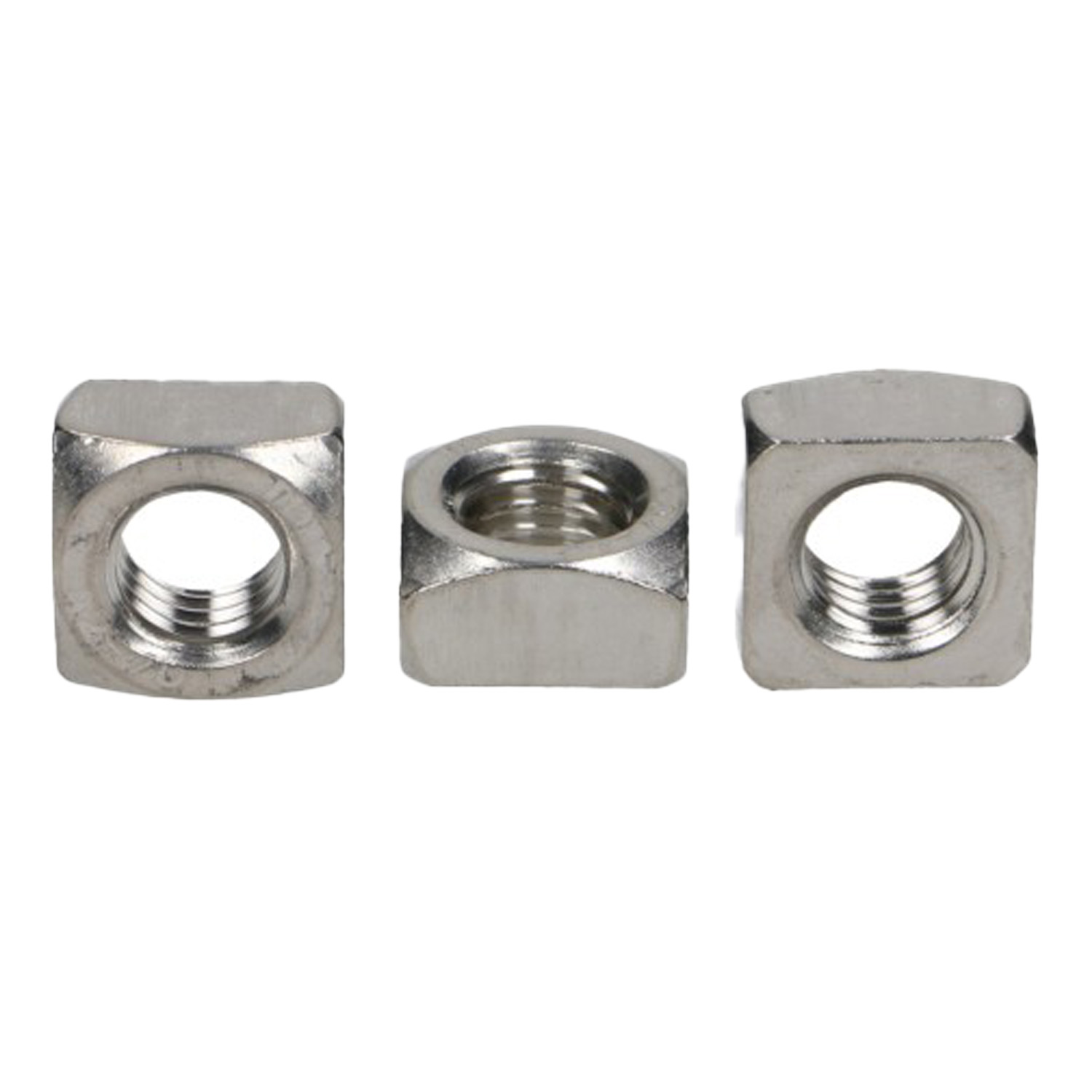 Kvadratinė veržlė DIN 557 - M8 / A2 / pakuotė 100 vnt.