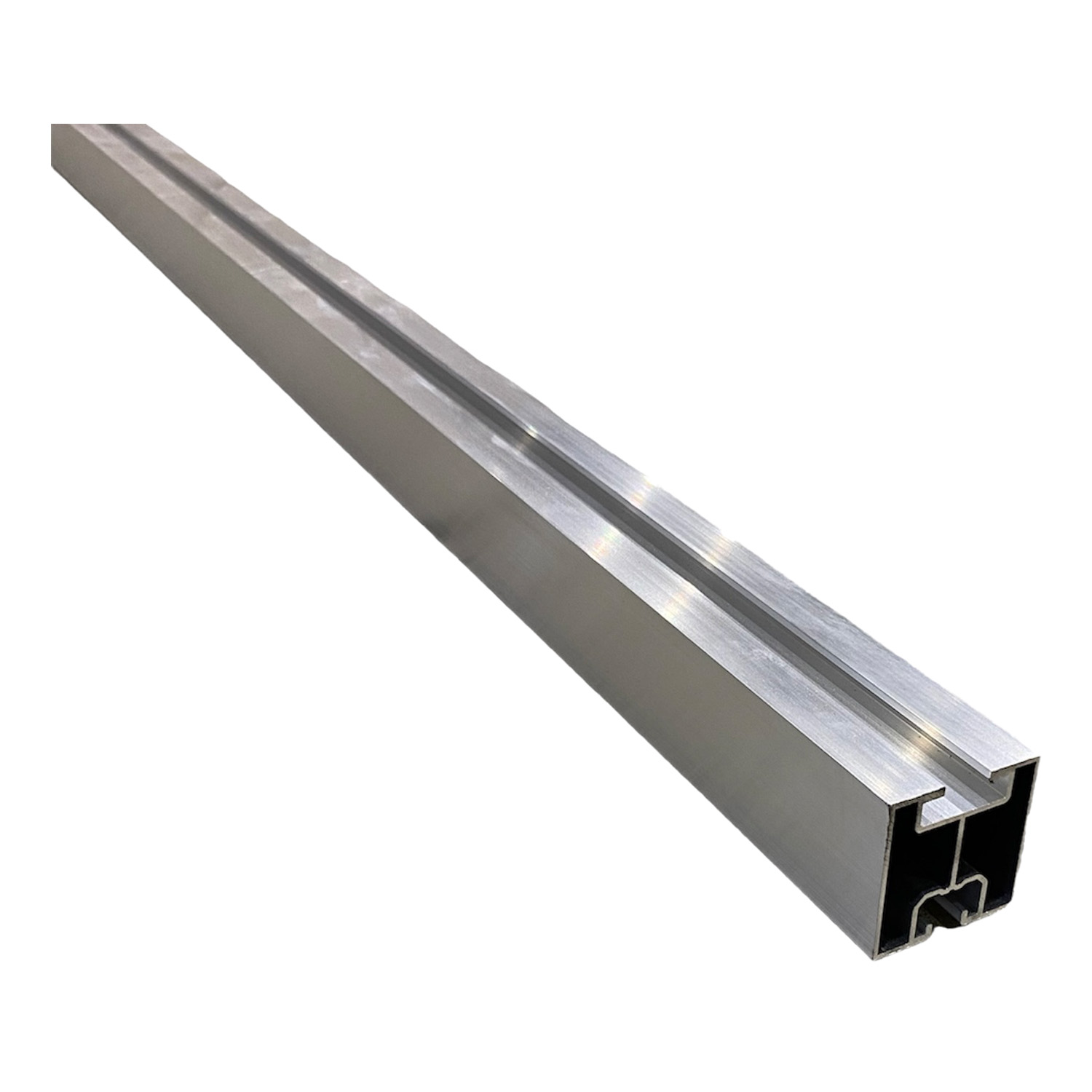 Montavimo bėgelis F806 40X40, 3300mm / Smūginis varžtas / Slankusis įpjovos vieta