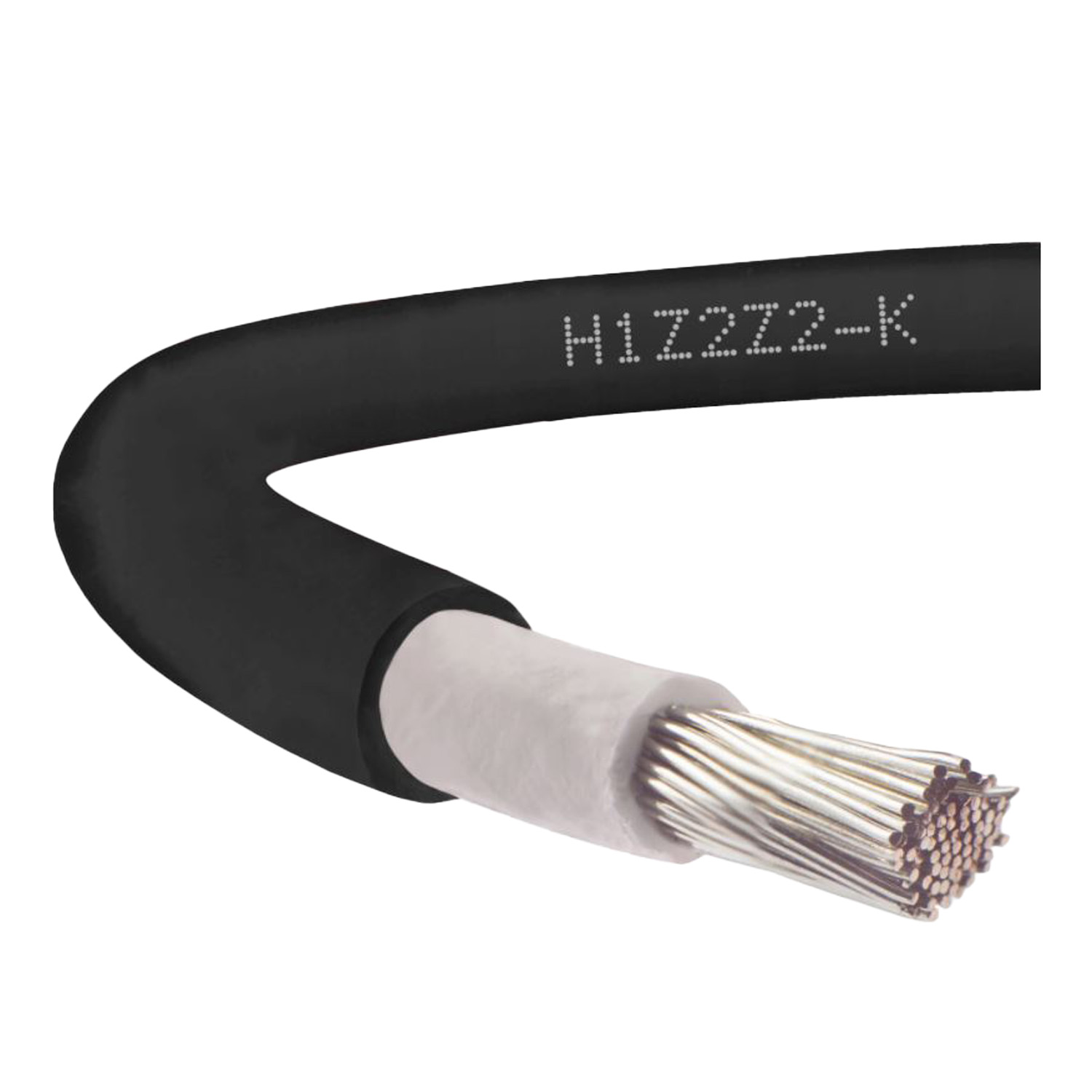 Saulės kabelis HELUKABEL H1Z2Z2-K - 1x6 mm2 - juodas / išpardavimas