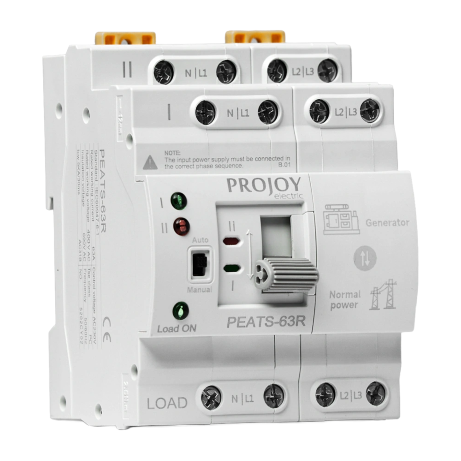 Priedai - PROJOY - ATS - PEATS-63R-4P